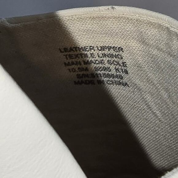 Tory Burch Black White Colorblock Espadrilles Flat Leather Upper Size 10.5 SEE - Picture 10 of 12